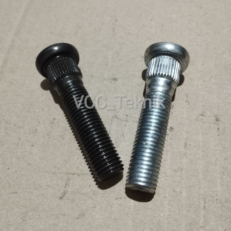 Baut roda 12x1.5 panjang 6cm (tanpa mur)