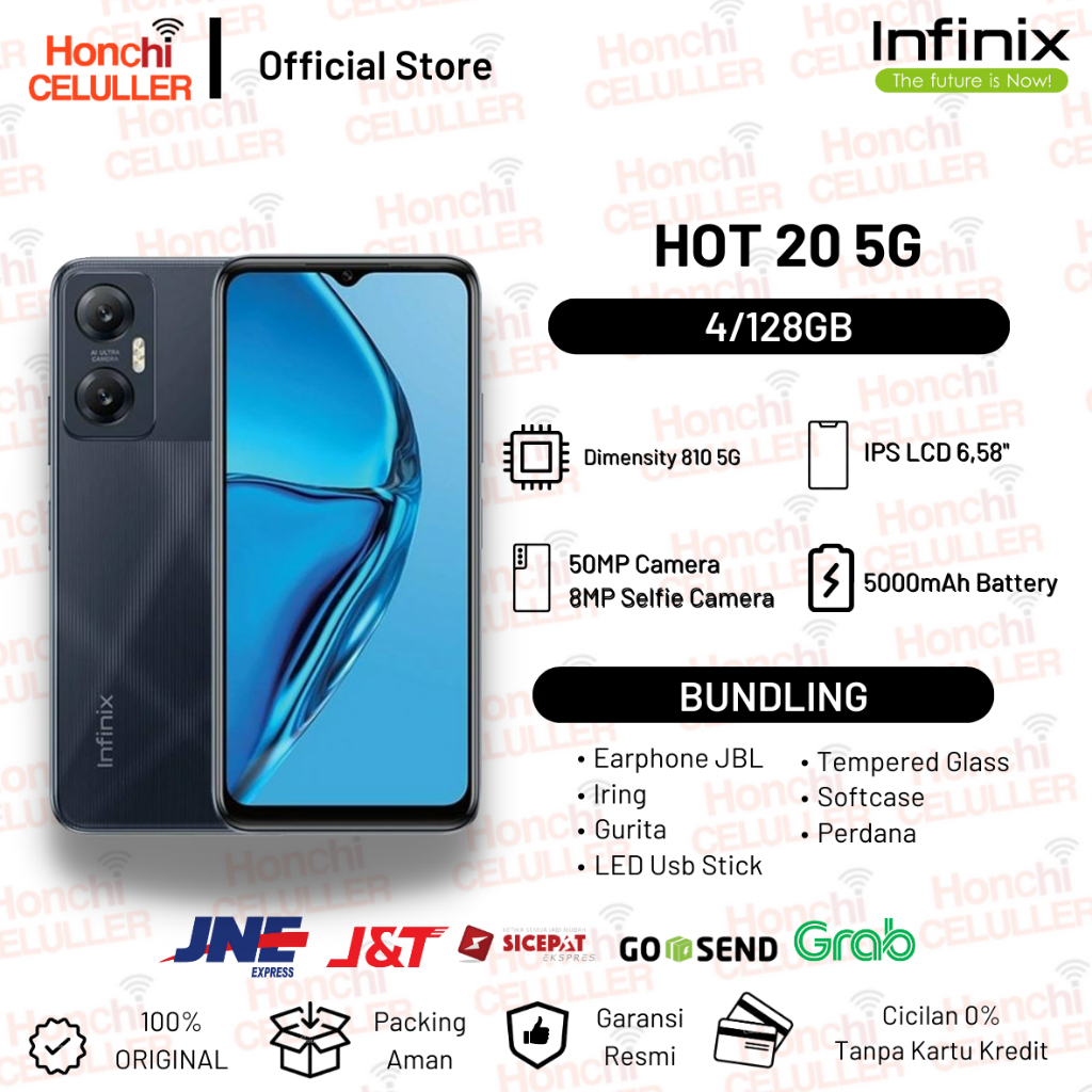 Infinix Hot 20 5G 4/128GB Garansi Resmi Infinix Indonesia