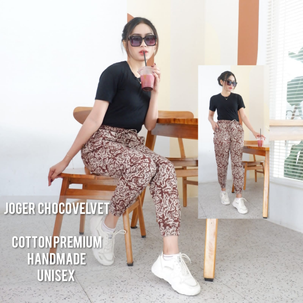 Lan_Store - Celana Joger Batik Terbaru Premium / Celana Batik Pria Ori / Celana Jogger Batik Cowok /