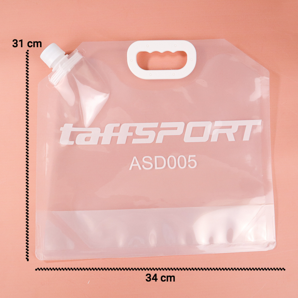 TaffSPORT Kantong Air Portable Water Bag 5 Liter - ASD005 - Transparent