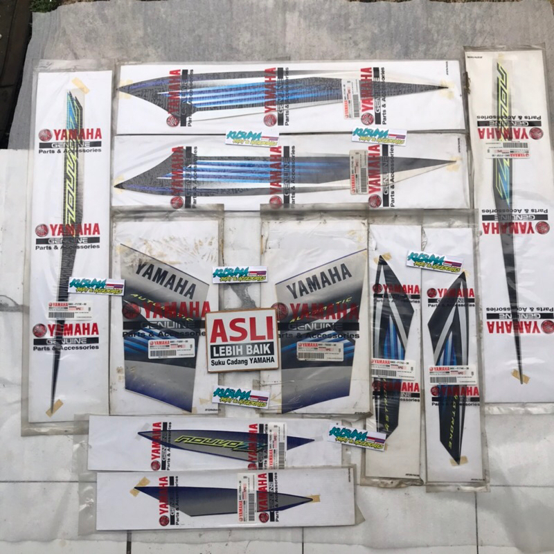 striping nouvo z original 2005 Silver biru