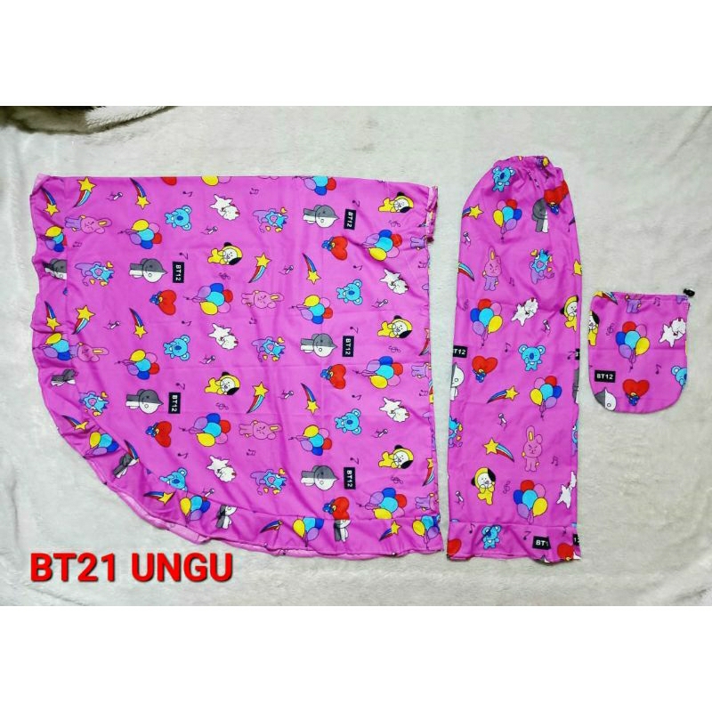 Mukena anak. Size XL 9-12thn.ada tasnya. #Motif karakter. grosirdan ecer.