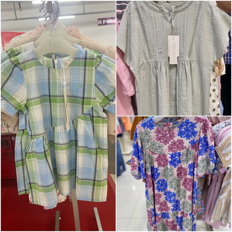 DRESS/TUNIK anak perempuan PITO DITO girl (1-14th)