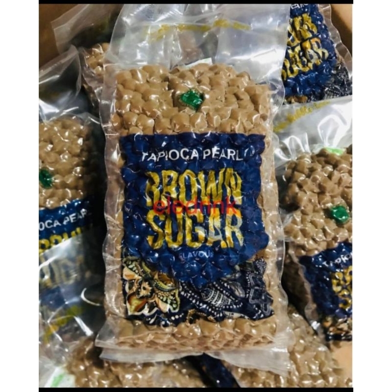 

boba tapioca pearl brown. sugar