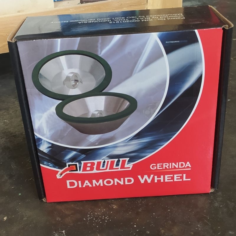 Mata gerinda asah ketam pisau pasah bull pisau planner bull 5" #240 diamond wheel bull