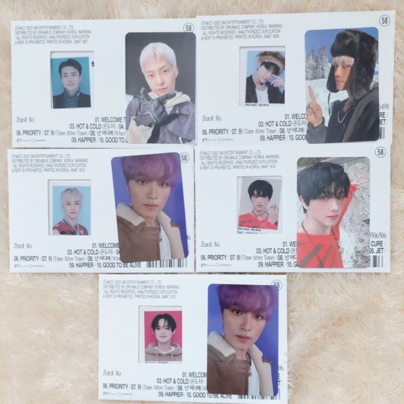 SMCU MEMBERSHIP EXO SEHUN XIUMIN NCT DOYOUNG TAEYONG HAECHAN JISUNG PHOTOCARD PC ID CARD