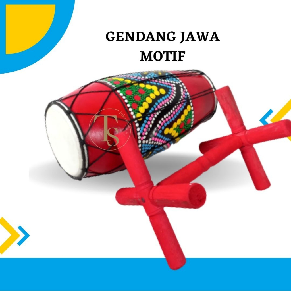 Gendang Anak Mainan ukuran 25 cm