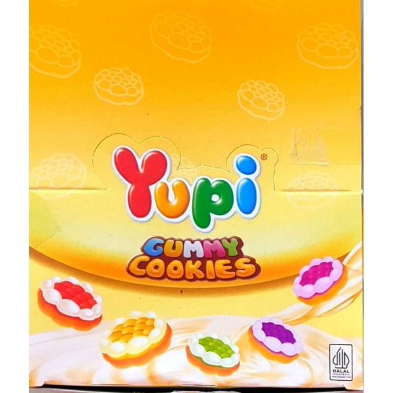 

YUPI GUMMY COOKIES 144Gr (24 x 6gr)