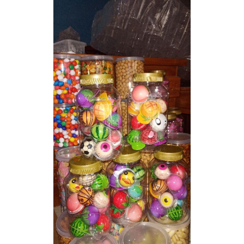 

permen viral bola" marsmellow toples 500ml