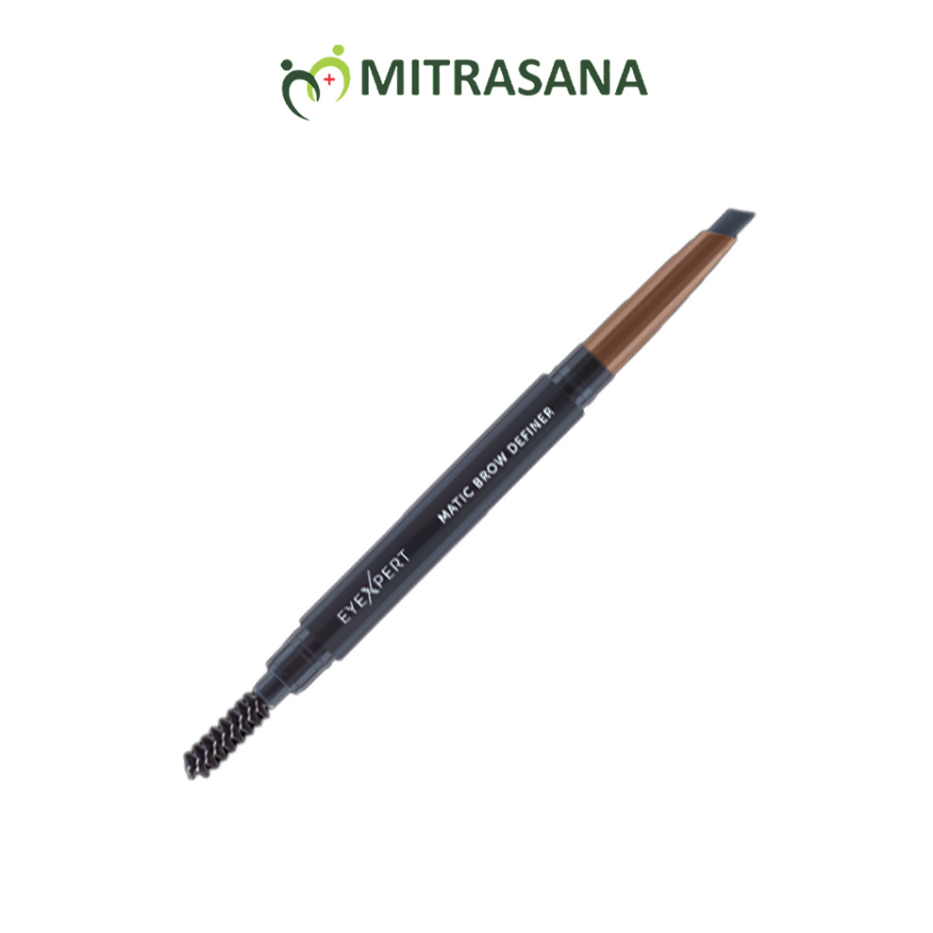 Wardah EyeXpert Matic Brow Definer - Pensil Alis Anti Air, Tahan Lama