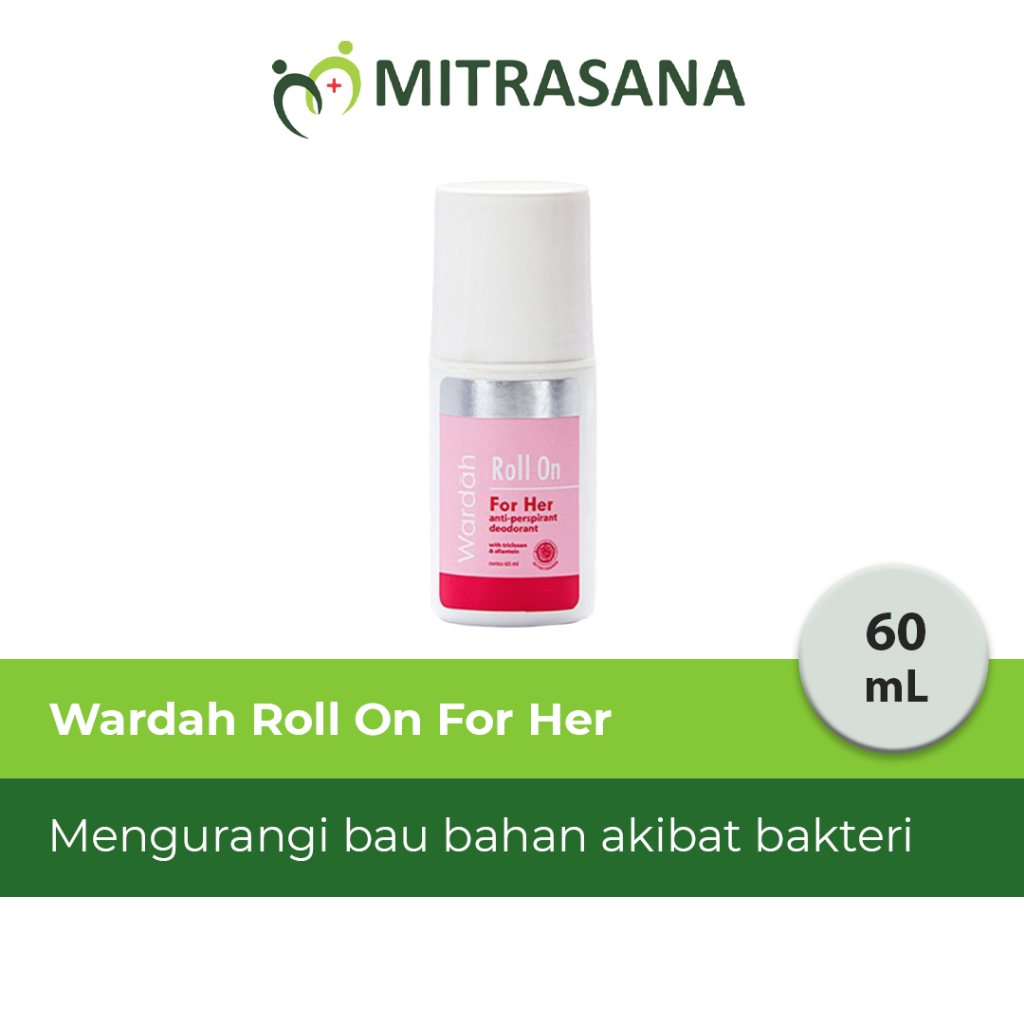 Wardah Roll On For Her 60 ml - Deodoran