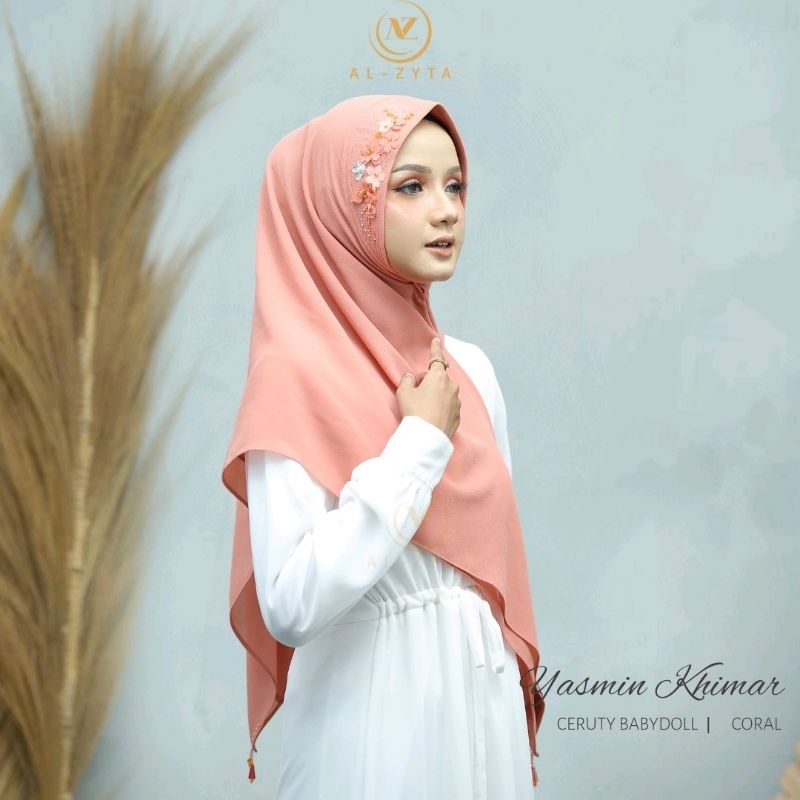 Yasmin Khimar Segitiga Payet Khimar Payet Swarovski