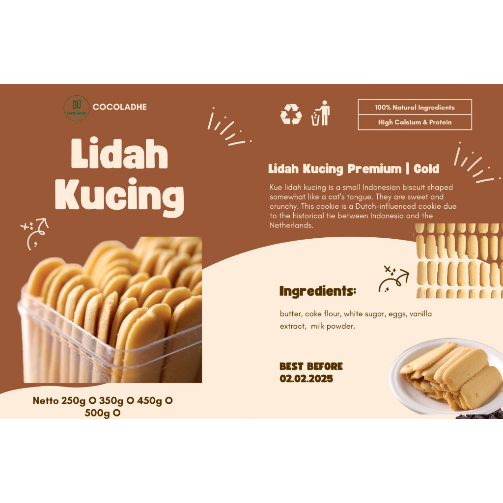 

Kue Kering Lidah Kucing | Kue Lebaran