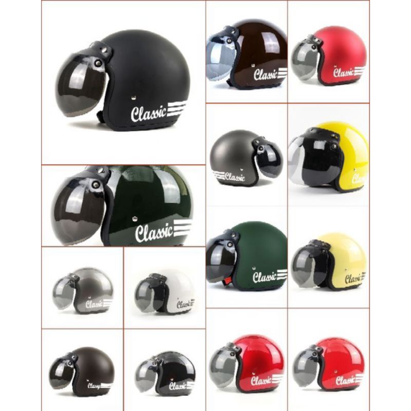 HELM BOGO RETRO CLASSIC DEWASA