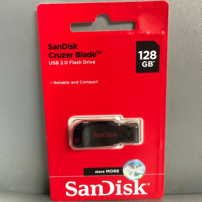 FLASHDISK SANDISK CRUZER BLADE 128 GB Flasdisk sandisk 128GB