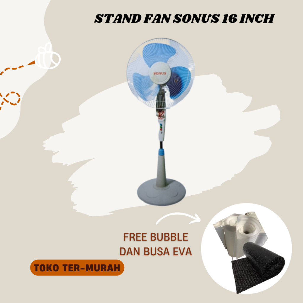 STAND FAN SONUS 16 INCH