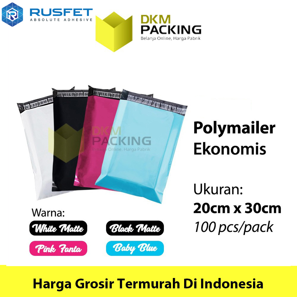 

Polymailer Polimailer 20 x 30cm PACK TERMURAH Amplop Plastik Packing Online Shop EKONOMIS