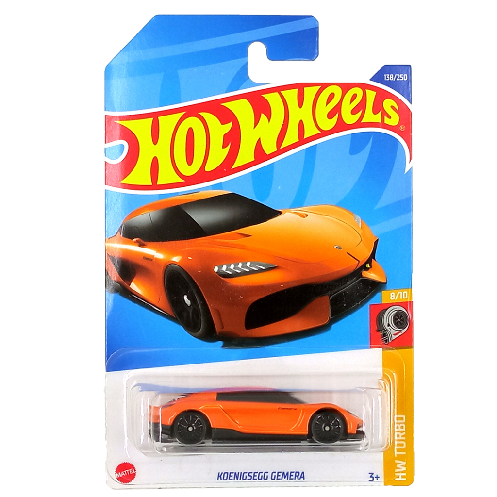 Hot Wheels Koenigsegg Gemera Orange HW Turbo Mobil Hotwheels