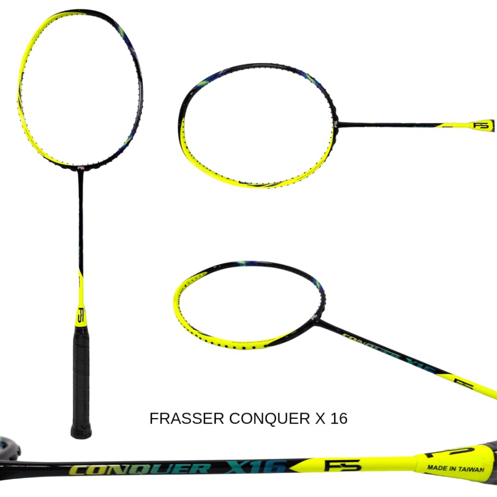 Frasser Raket Badminton Bulutangkis Conquer X 16  Sms