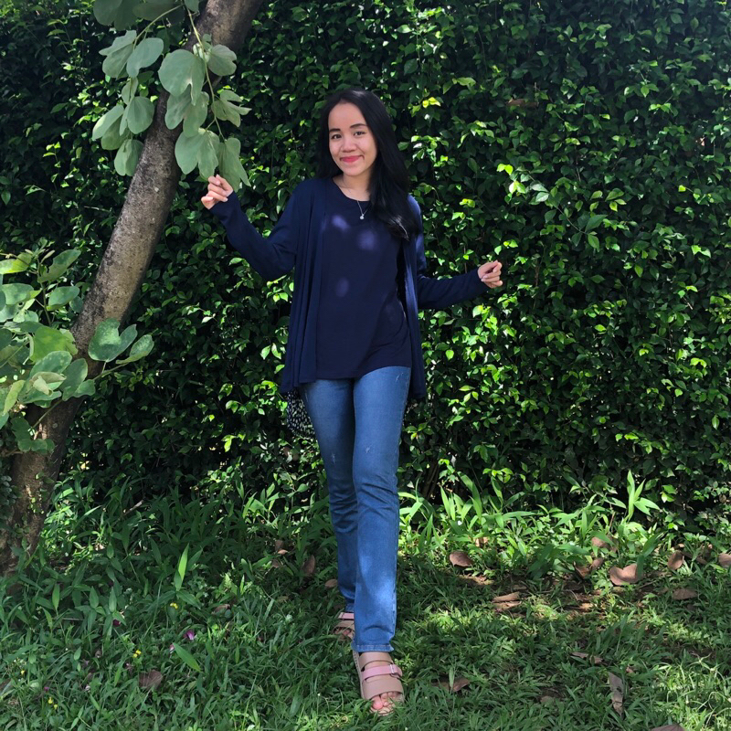 Defect Cardi Navy - Cardigan Lengan Panjang - Outer Layer