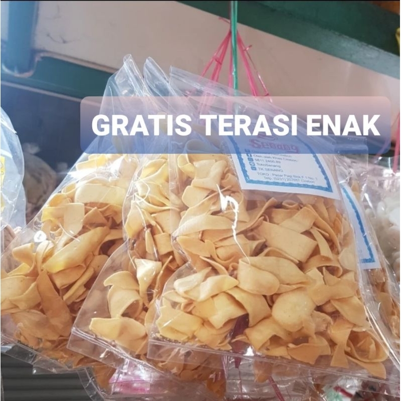 

Kripik Kenanga 100gram GRATIS Terasi ENAK khas Cirebon