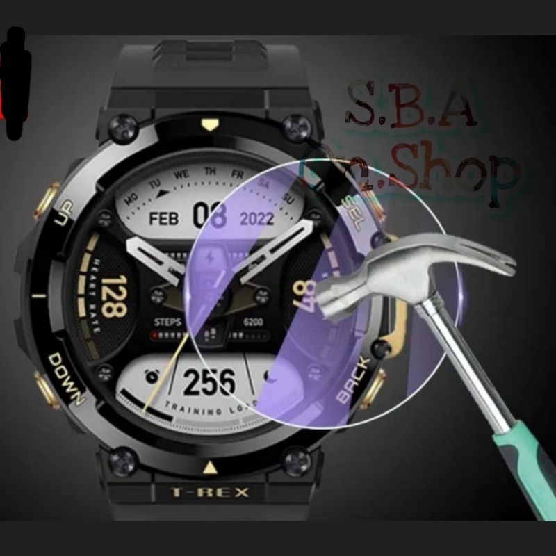 Tempered Glass Anti Blue Ray Kaca Huami Amazfit Trex 2 Trex2 Gen 2