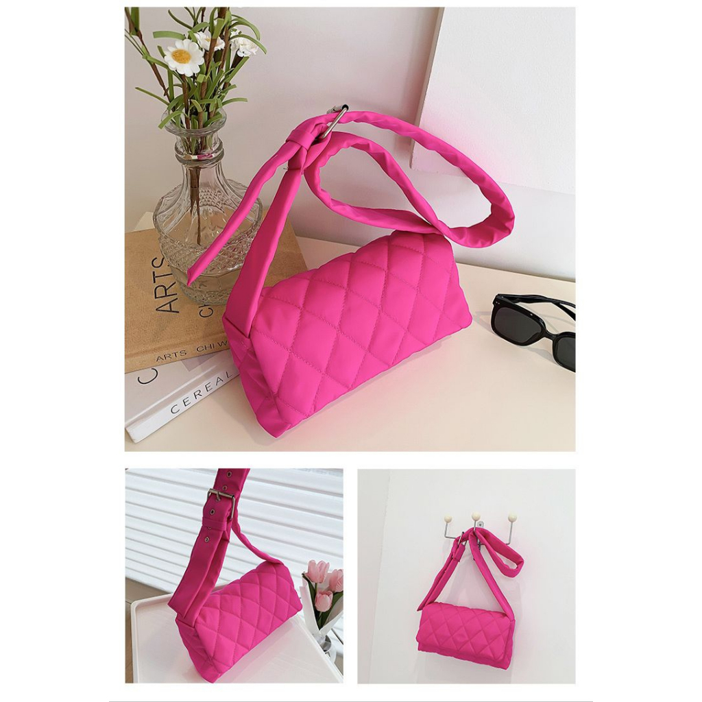 Tas Selempang Wanita Cewek ringan bahan parasut Bag FT69 ukuran size 24.5 x 14 x 6 cm