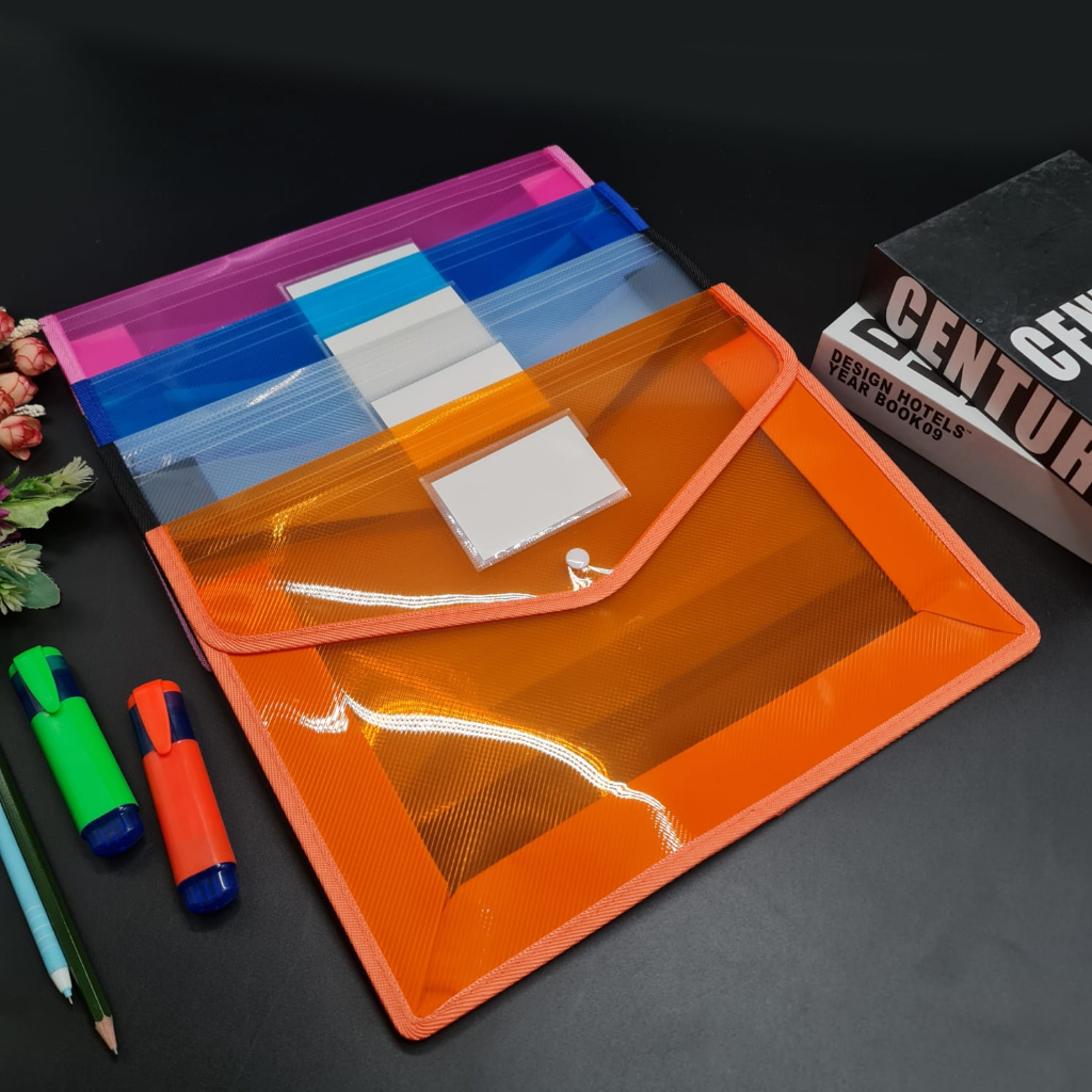 

MAP KANCING TEBAL MAP DOKUMEN PLASTIK FOLDER MAP SERBAGUNA