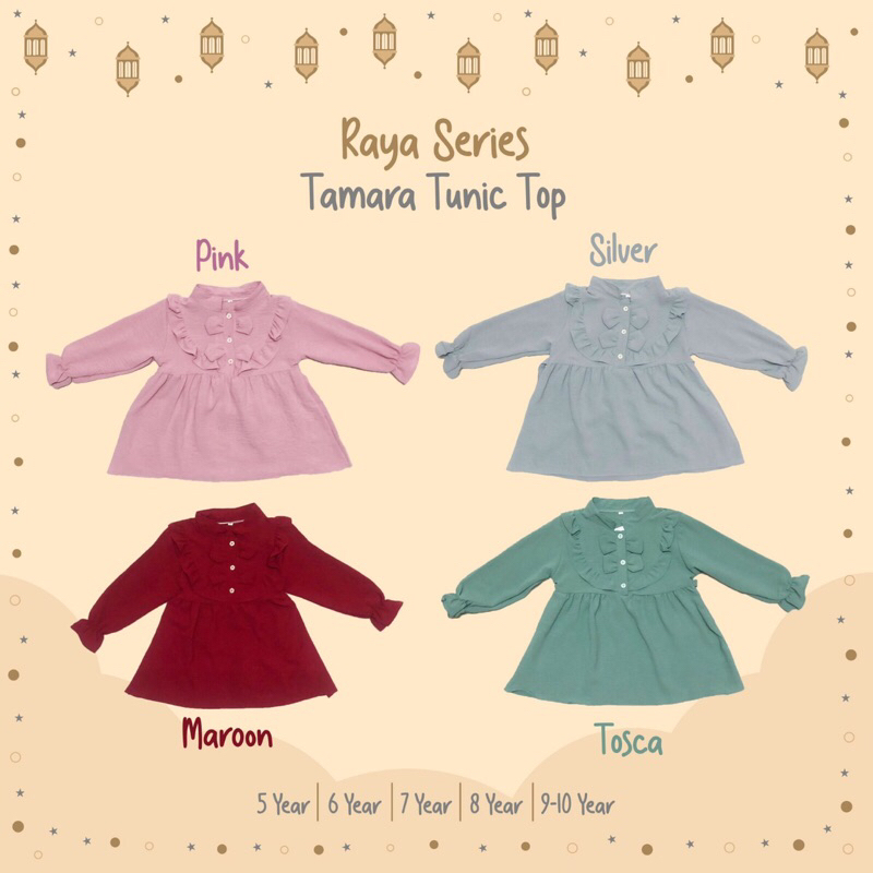 Tamara Tunik Top - Tunik Baju Muslim Anak