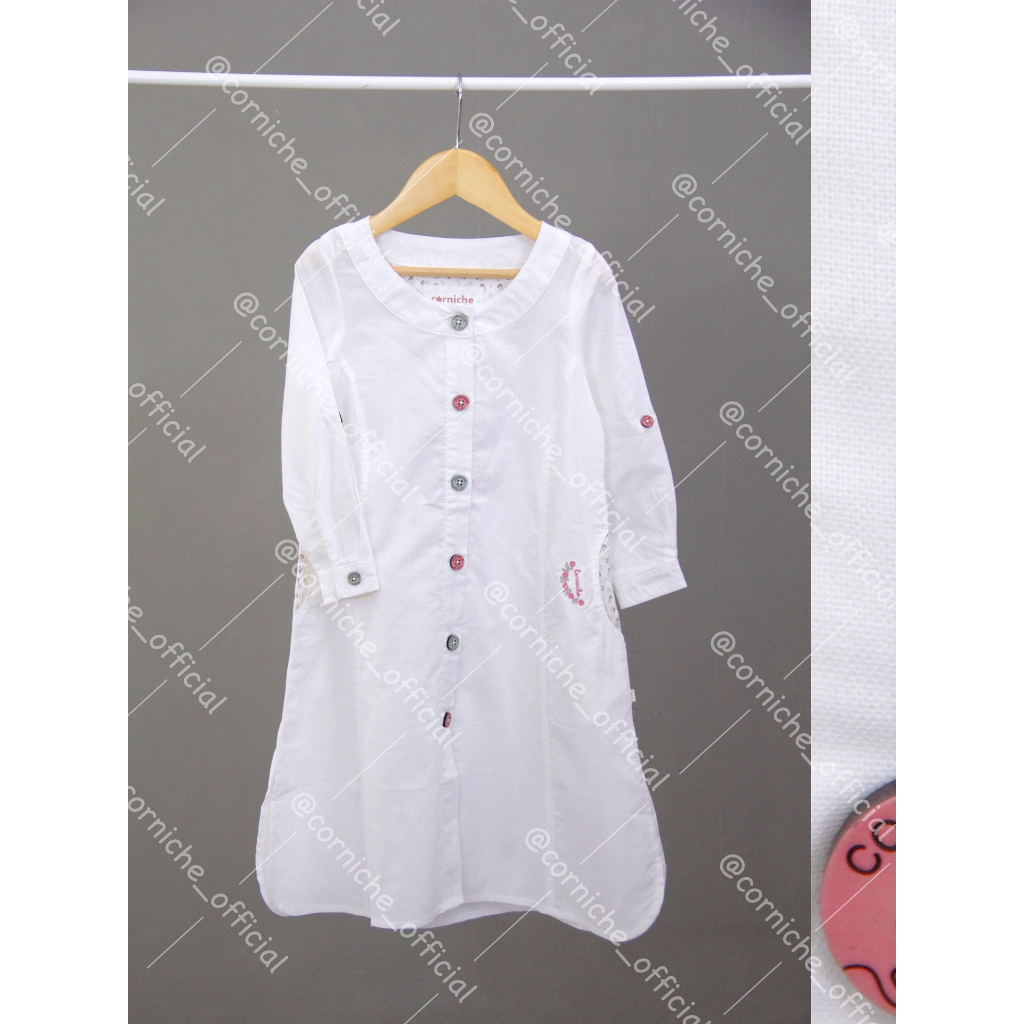 Corniche Kids Namira Dress Kids White - TP K50233