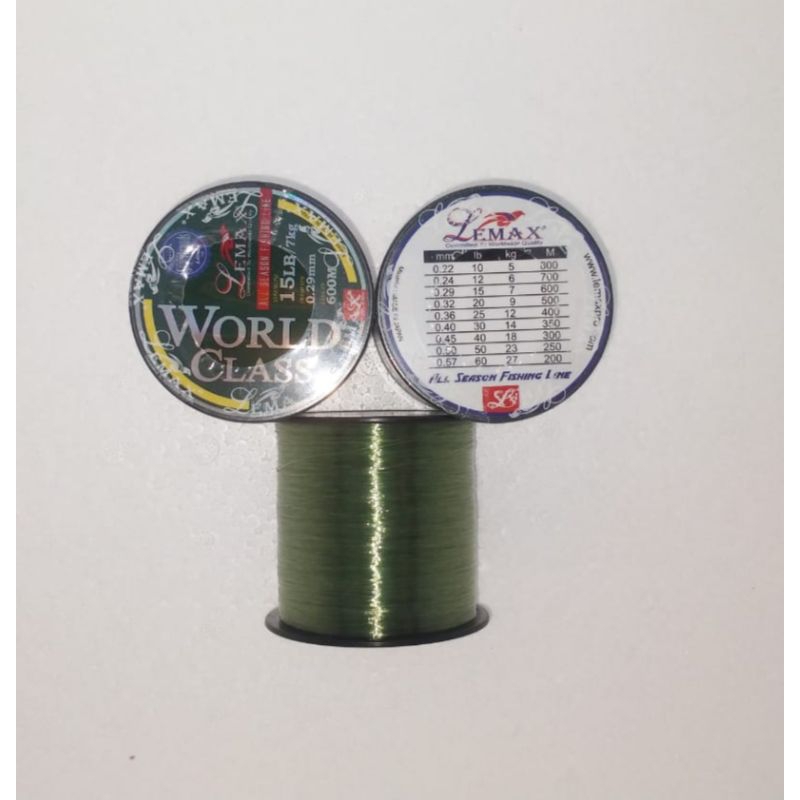 SENAR LEMAX WORLD CLASS 12lbs-25lbs TERMURAH