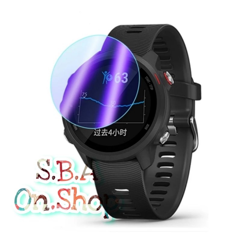 Tempered Glass Anti Blue Ray Kaca Garmin Forerunner 245 Music Non Musik Fr245 F255