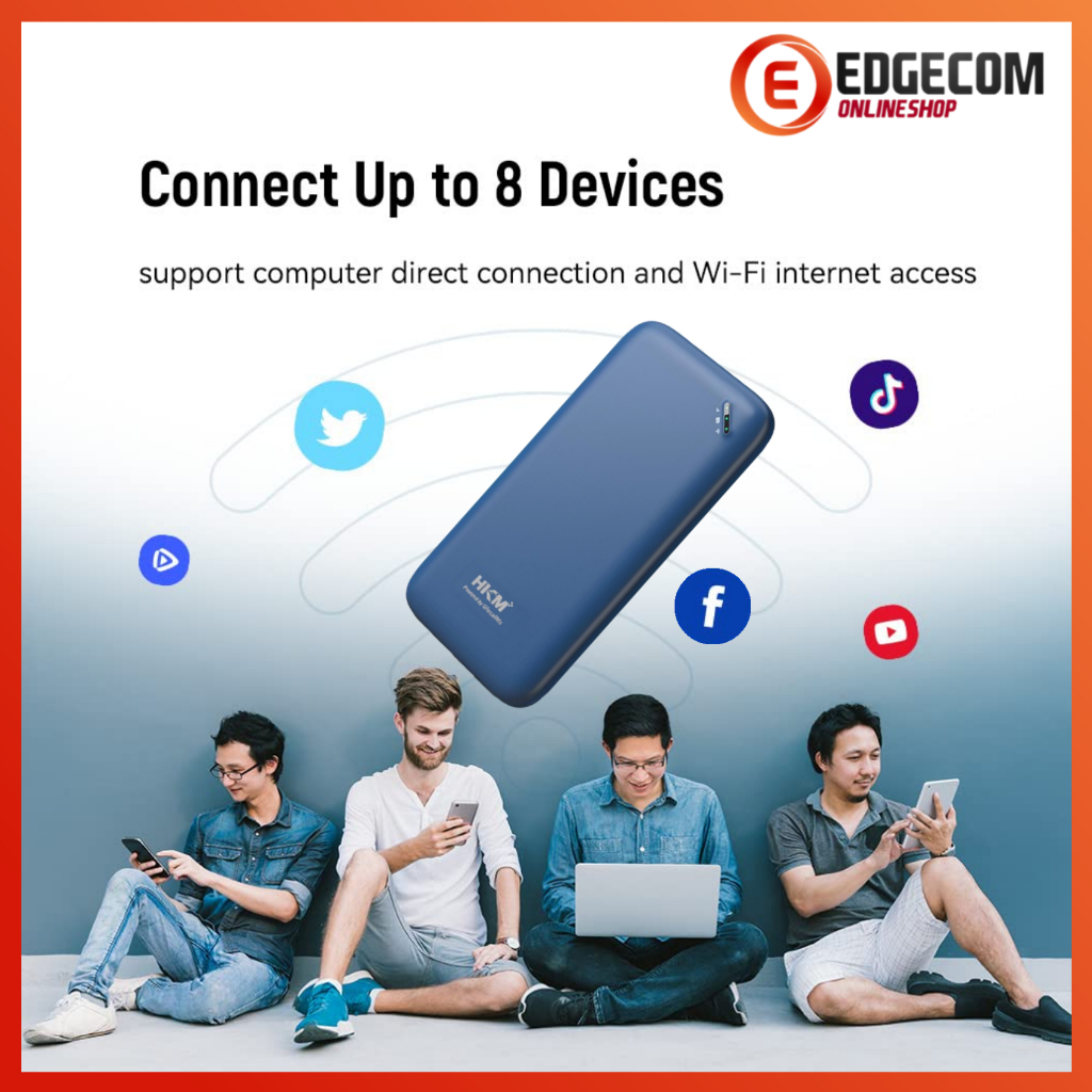 HKM G009 MODEM MiFi 4G Worldwide Portable WiFi Garansi Resmi