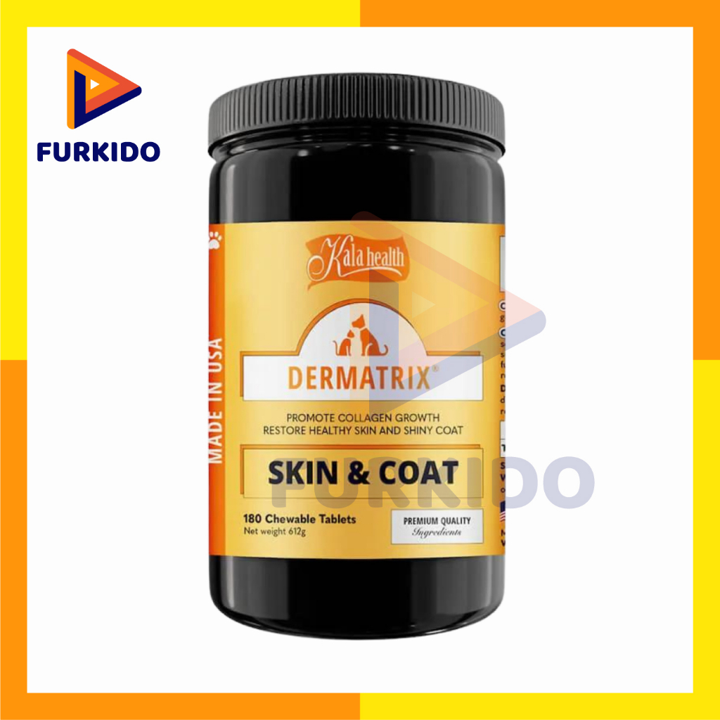 Kala Health Dermatrix Skin &amp; Coat 180 Tabs