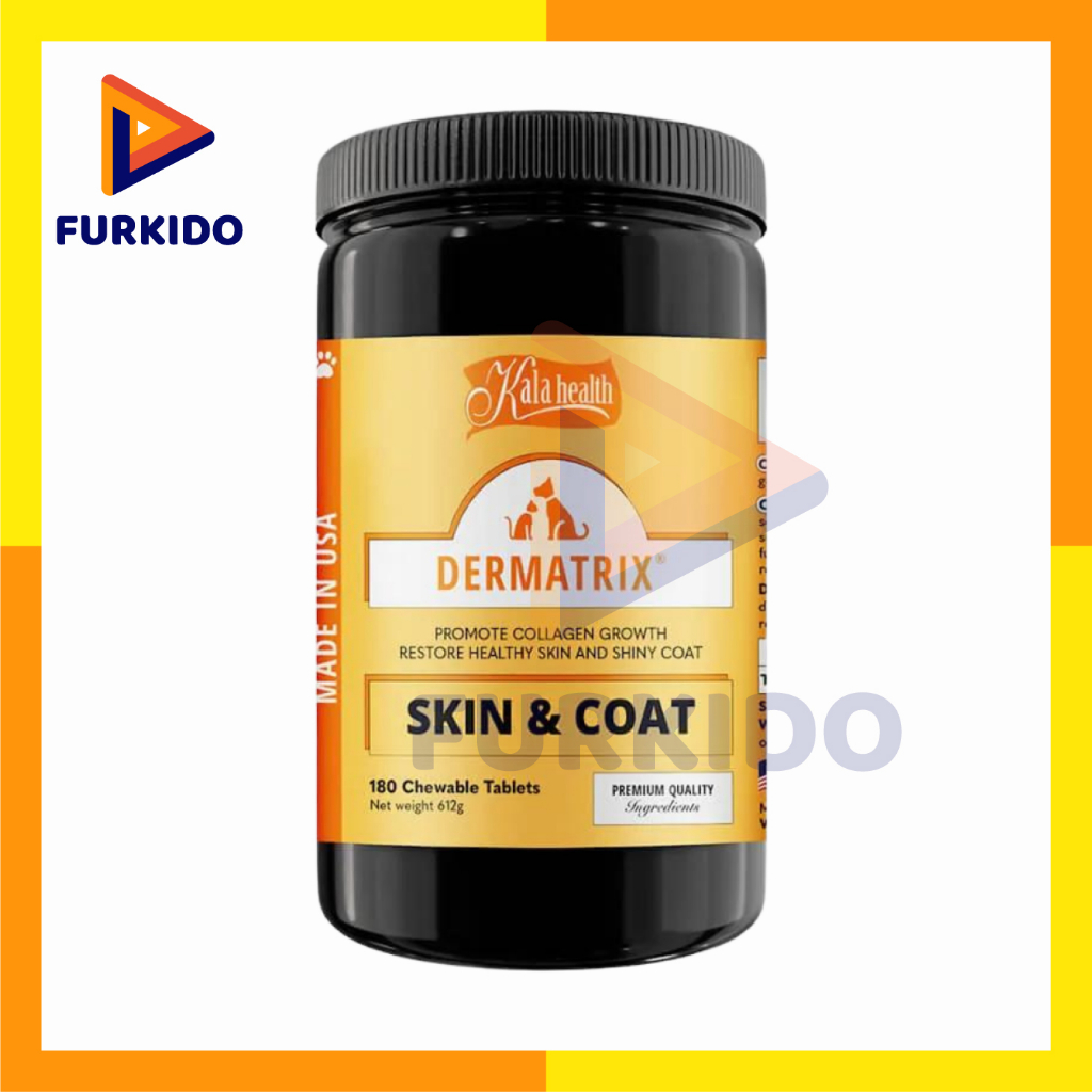 Kala Health Dermatrix Skin &amp; Coat 180 Tabs