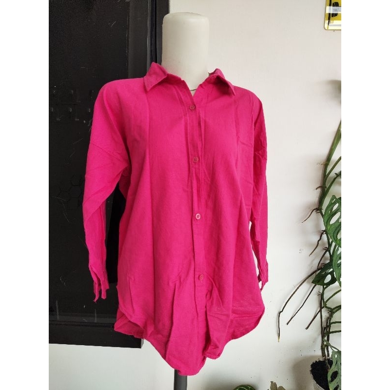 Kemeja Fuschia