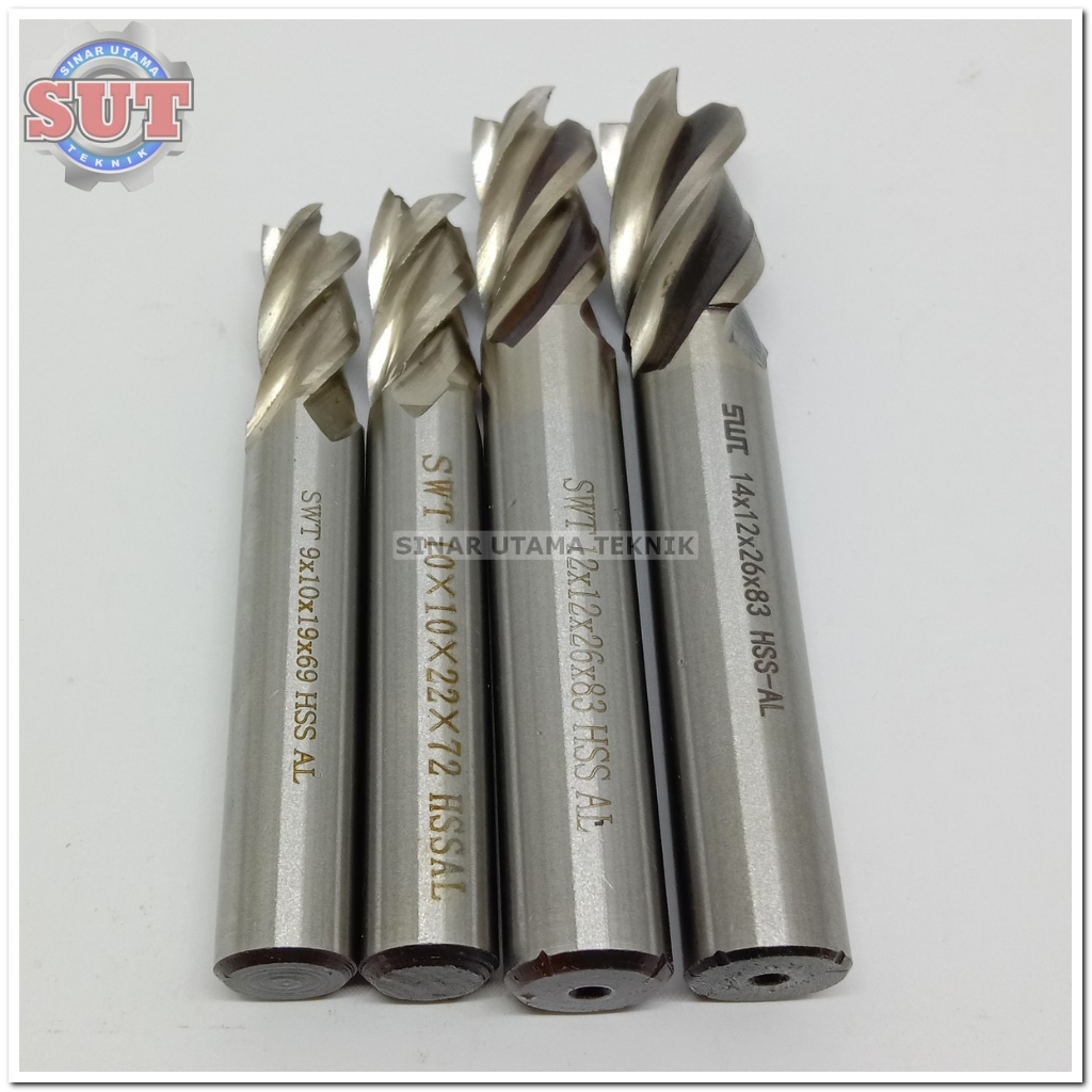 Endmill 20 HSS 4F SWT Endmill HSS 20mm Cutter Milling 20mm Pisau milling
