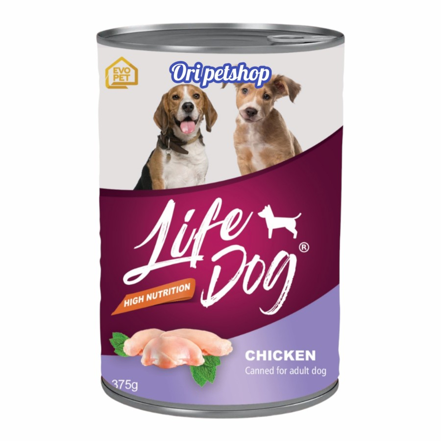 (24) Life Dog Can All Varian Wet Food Makanan Anjing Kaleng - Gosend