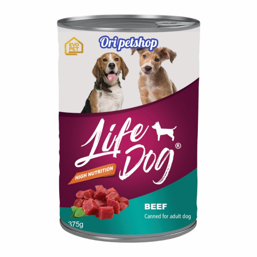 (12) Life Dog Can All Varian Wet Food Makanan Anjing Kaleng - Gosend