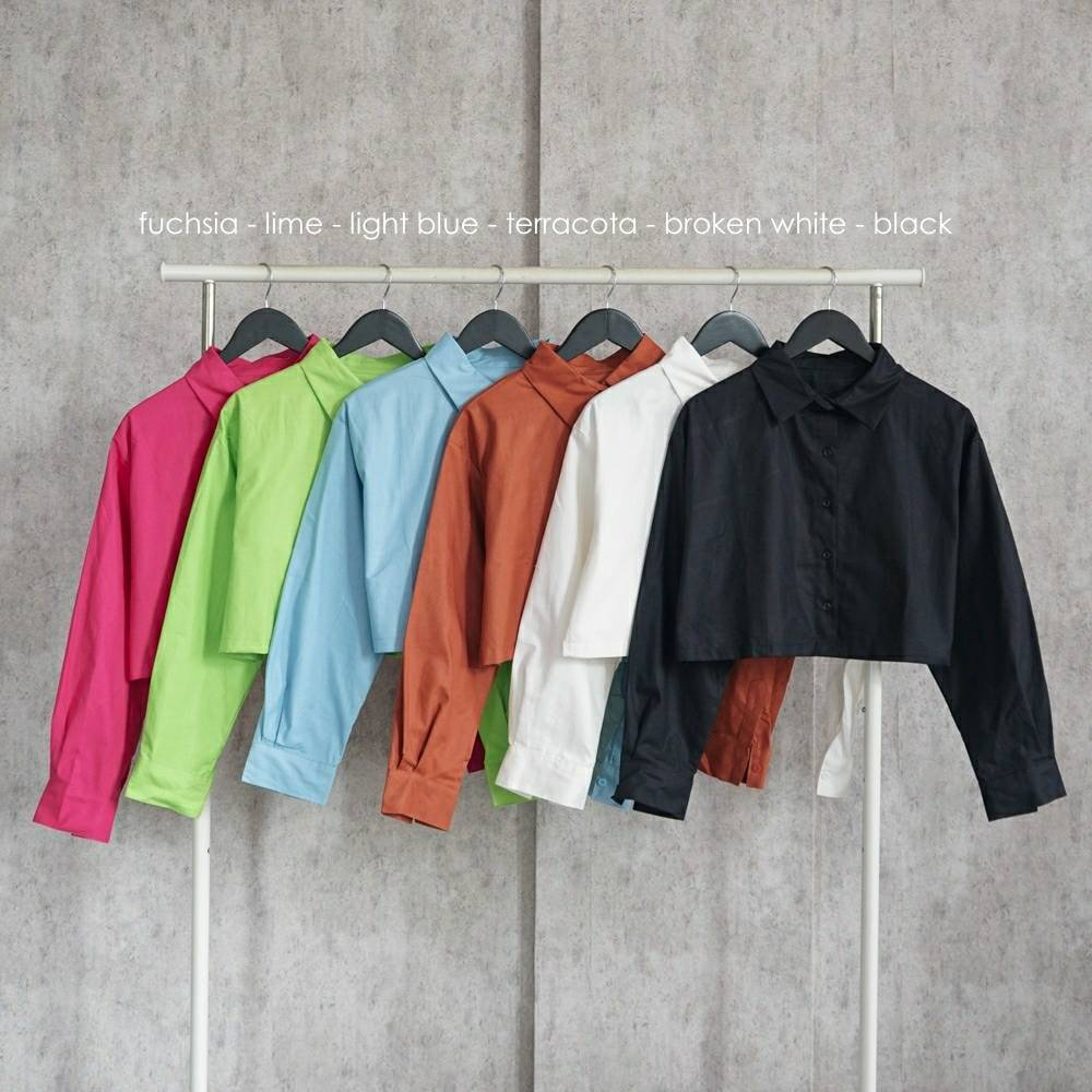 Premium Maroco Crop Longsleeve TH 372 COTTON