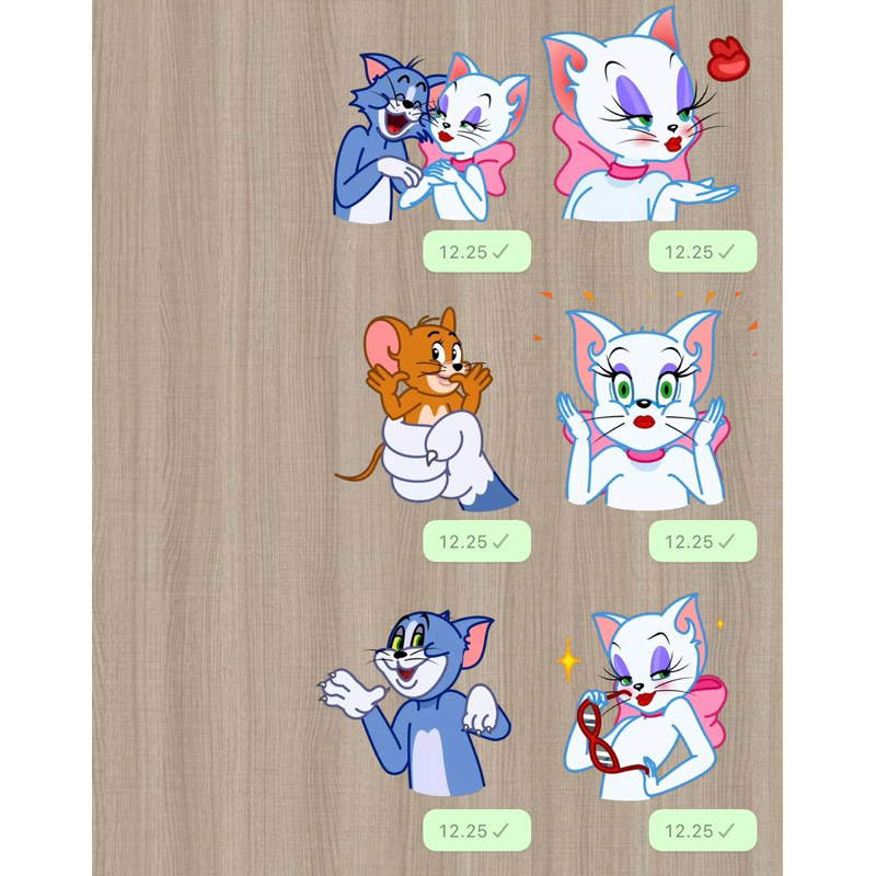 

PAKET STIKER WHATS ~ APP TOM ( GERAK )