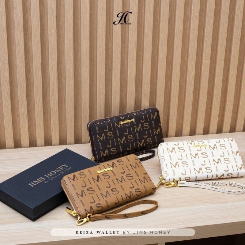 JIMS HONEY KEIZA WALLET DOMPET WANITA MURAH LUCU MURAH LUCU 100% ORIGINAl FREE BOX