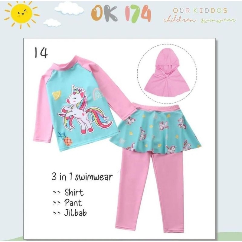 Swimwear OK174 | baju renang anak