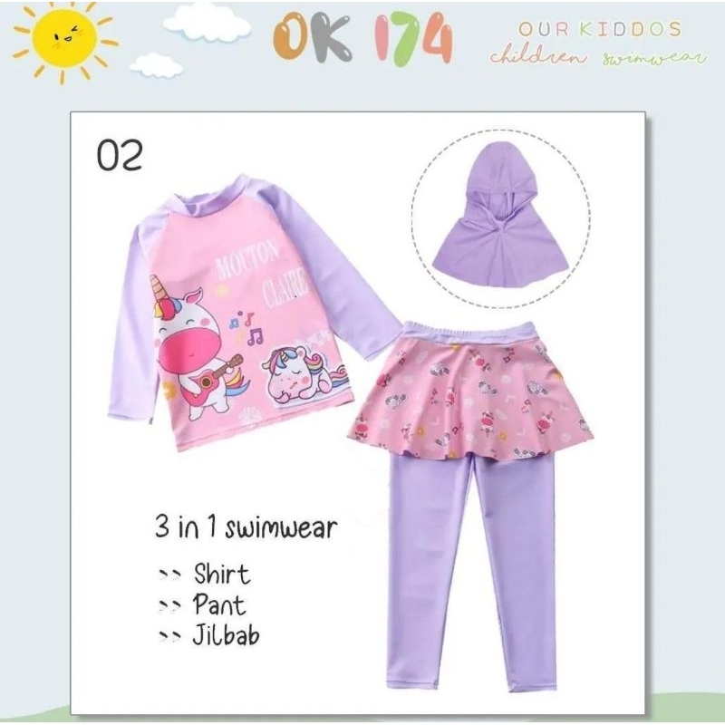 Swimwear OK174 | baju renang anak