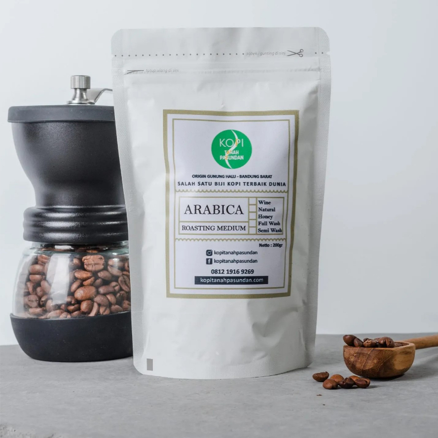 

KOPI GUNUNG HALU ARABIKA NATURAL BUBUK 200 Gr | KOPI BUBUK ARABIKA NATURAL | ARABICA SPECIALTY COFFEE | KOPI TANAH PASUNDAN