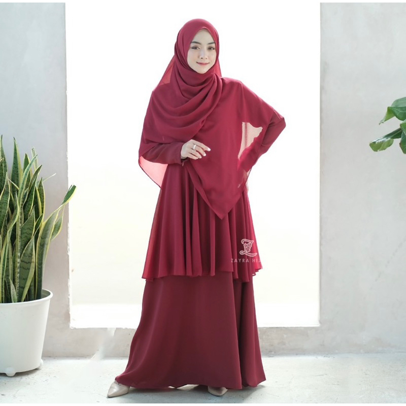 GAMIS ZAYRA HIJAB SAFA DRESS BY ZAYRA HIJAB