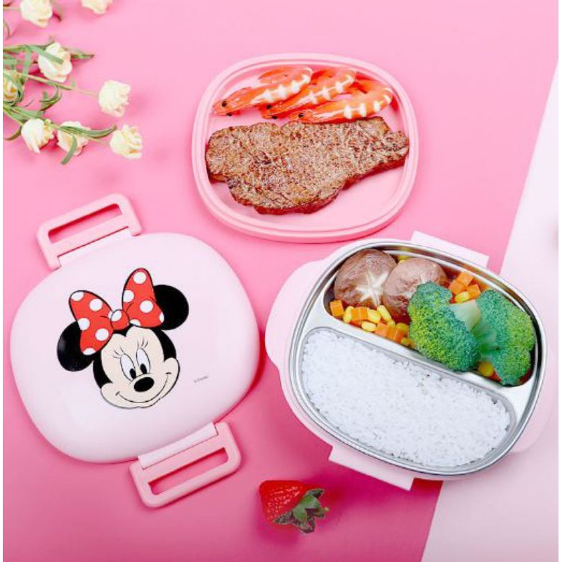 Lunchbox bento Disney stainless/Kotak makan Disney stainless karakter