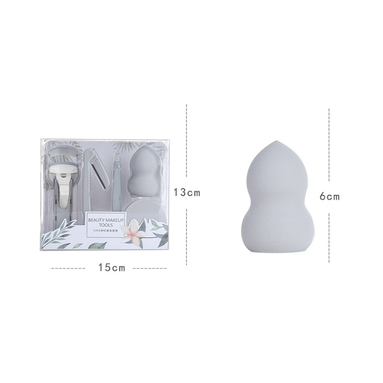 Set Beauty Blender , Penjepit Bulu Mata , Pinset , Pencukur Alis - Hampers Lebaran Kado