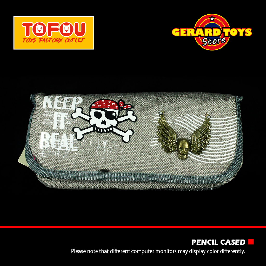 

Tempat Pensil Kain Pensil Case Stationery Tengkorak MURAH KEREN