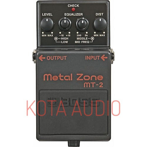 Efek pedal gitar BOSS Metal zone MT2 / BOSS MT 2
